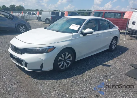 2025 Honda Civic Lx from USA, damaged, VIN 2HGFE2F26SH580046